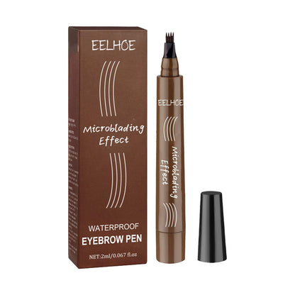 Enhanced Natural Eyebrow Pen - Langhoudende, Waterproof, Precisie Wenkbrauwen