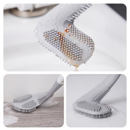 Golf Silicone Toiletborstel met lange steel