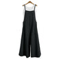 Zomer Casual Losse Solid Tank-jumpsuit voor dames