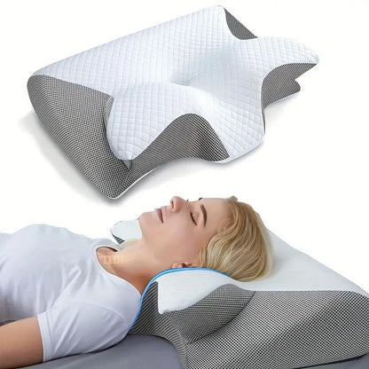 Butterfly Memory Foam Kussen – Nek- en armondersteuning voor slapen