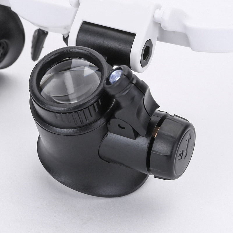 LED-precisievergrootglas met instelbaar helder licht