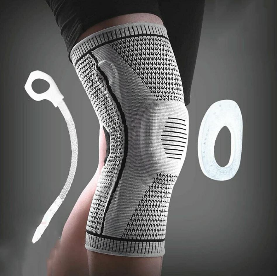 Kniecompressiemouwen met Patella Gel Pad