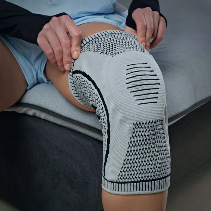 Kniecompressiemouwen met Patella Gel Pad