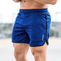 Sportshort met monogram voor heren in effen kleur
