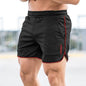 Sportshort met monogram voor heren in effen kleur