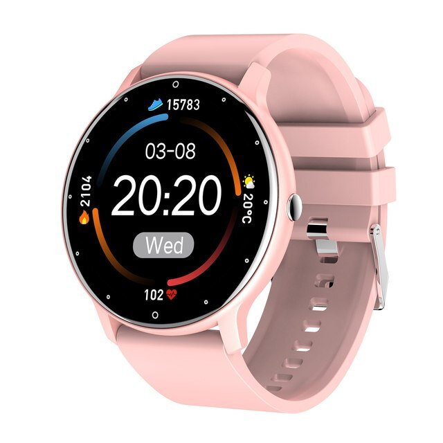 IP67 ultradun Smartwatch - Slanke full touchscreen fitnesstracker met waterdicht ontwerp