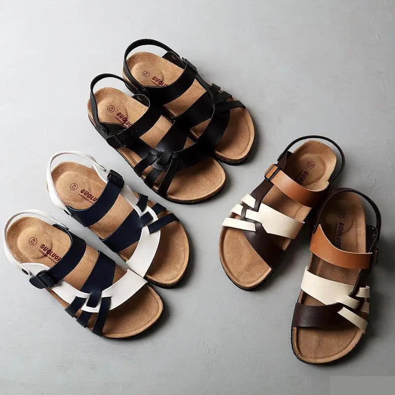 Zomerslippers van kurk