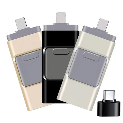 Converteerbare USB-stick – dubbele poort voor telefoon en pc