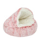 Pluchen Huisdierbed met Kap