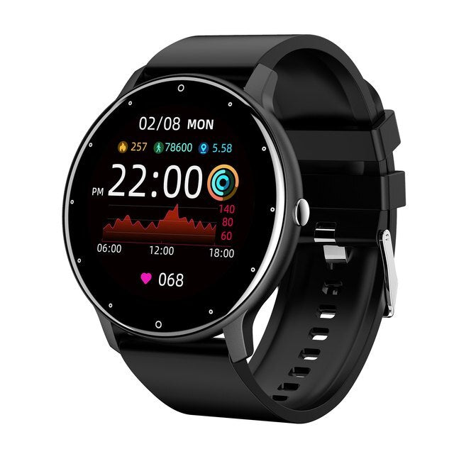 IP67 ultradun Smartwatch - Slanke full touchscreen fitnesstracker met waterdicht ontwerp