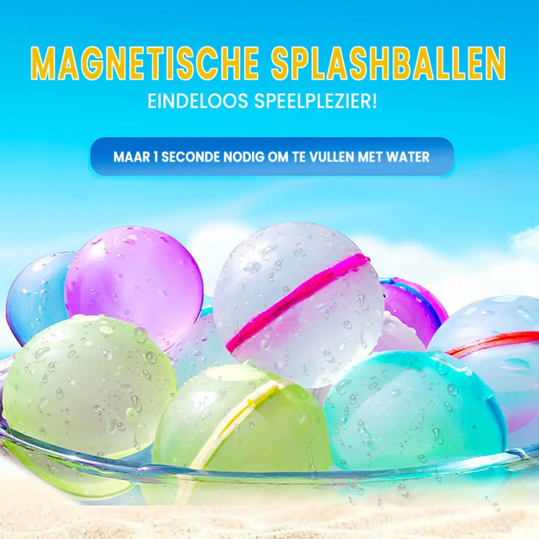 Herbruikbare Magnetische Waterballonnen - Zelfsluitend en Milieuvriendelijk