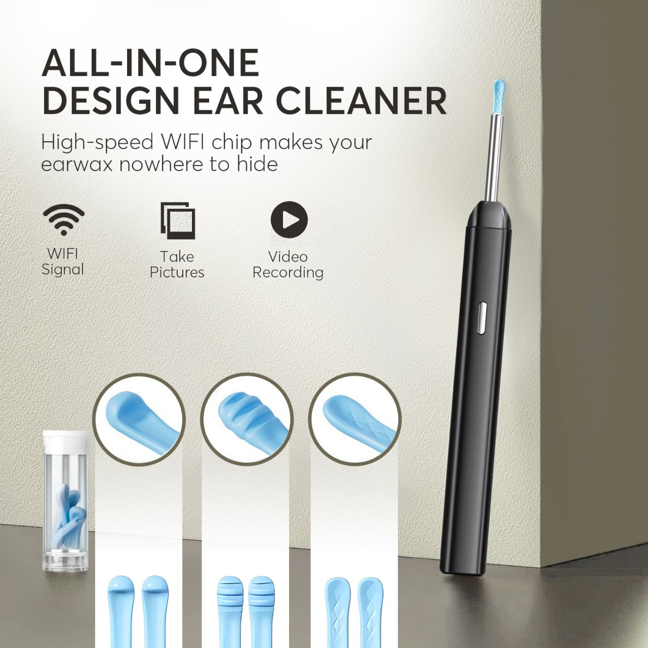 Slimme oorsmeer verwijderingsset – Oorreiniger met camera