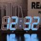 3D LED Digitale Wandklok Woondecoratie