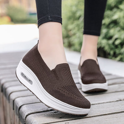 Comfortabele wandelschoenen voor dames - ademende instapsneakers