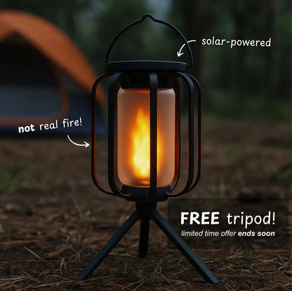 Solar Flame Lantern – Waterdichte hanglamp voor buiten