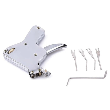6-delige Krachtige RVS Slotreparatieset met Sleutel en Hangslot Tools