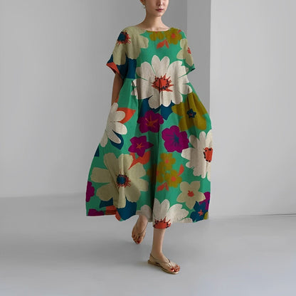 Boho Bloemen Jurk