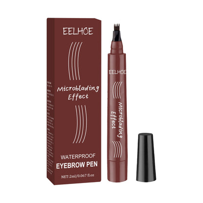 Enhanced Natural Eyebrow Pen - Langhoudende, Waterproof, Precisie Wenkbrauwen