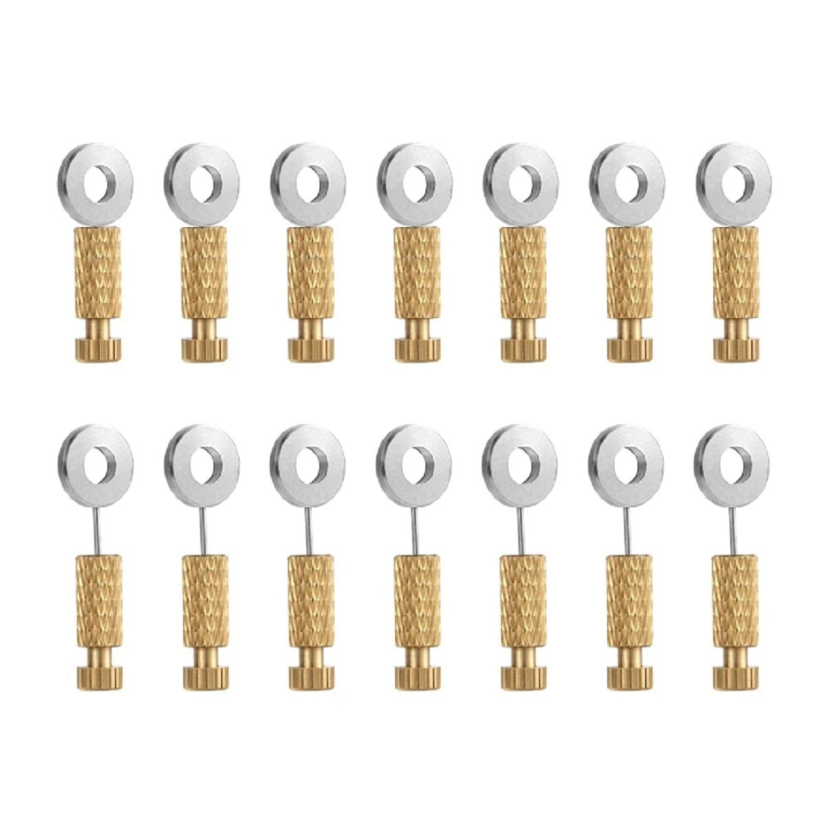 Set van 14 leren hechtnaalden – hechtingspositioneringsset