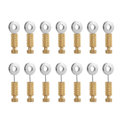 Set van 14 leren hechtnaalden – hechtingspositioneringsset