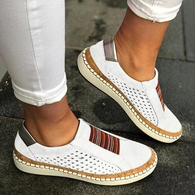 Sneakers voor vrouwen met bunioncorrector – Ademende platte schoenen