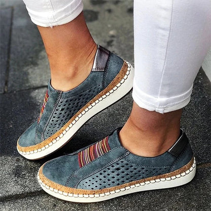 Sneakers voor vrouwen met bunioncorrector – Ademende platte schoenen