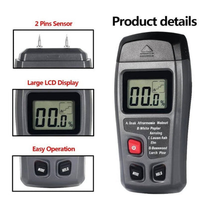 Houtvochtigheidsmeter - Digitale tester voor hout en brandhout