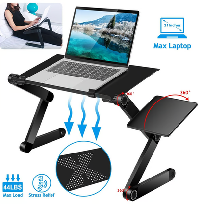 360° Ergonomische Laptopstandaard - Verstelbaar & Veelzijdig