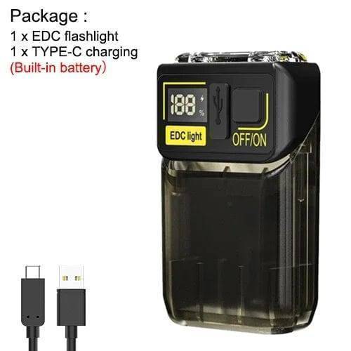 Oplaadbare minifakkel - draagbaar, helder & USB-voeding