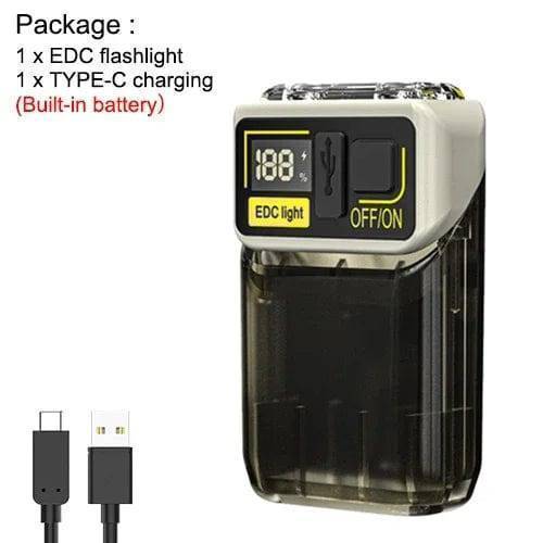 Oplaadbare minifakkel - draagbaar, helder & USB-voeding