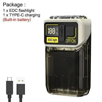 Oplaadbare minifakkel - draagbaar, helder & USB-voeding