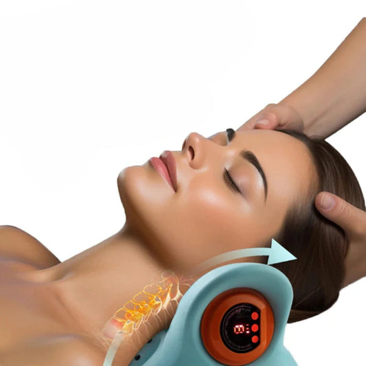 EMS nekmassage apparaat, Oplaadbaar cervicaal tractieapparaat
