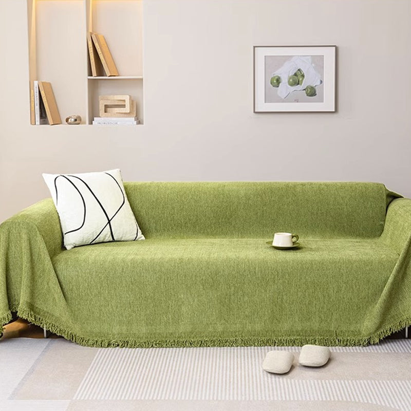 Visgraat Chenille Sofa overtrek