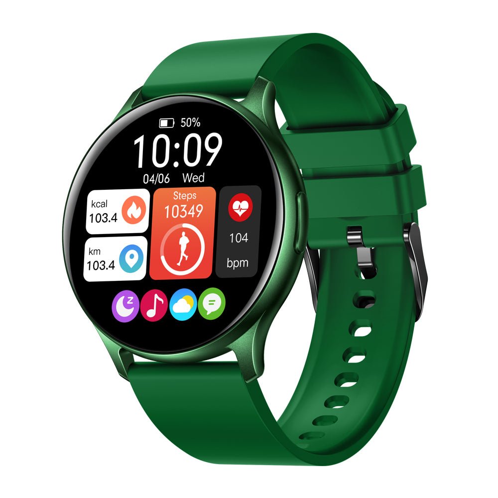 Smartwatch- Fitnesstracker met Bluetooth, hartslagmonitor, oproep- en berichtmeldingen