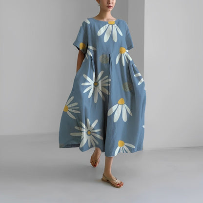Boho Bloemen Jurk